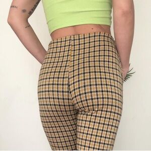 UO Plaid flare leggings